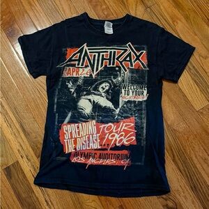 Anthrax 1986 Tour Graphic T-Shirt